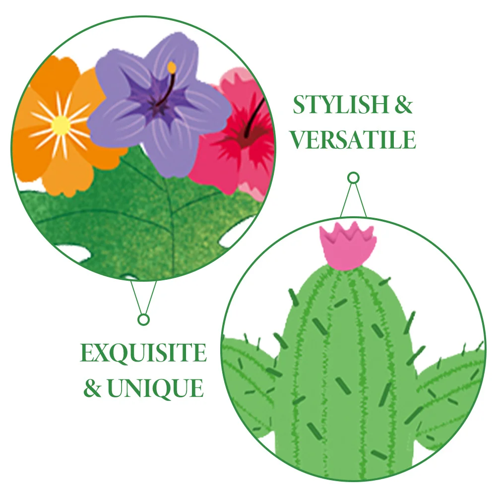 

8Pcs Hawaiian Cake Picks Summer Party Toppers Luau Cupcake Decorations Hawaii Party Cupcake Toppers Hawaiian Cake Inserts