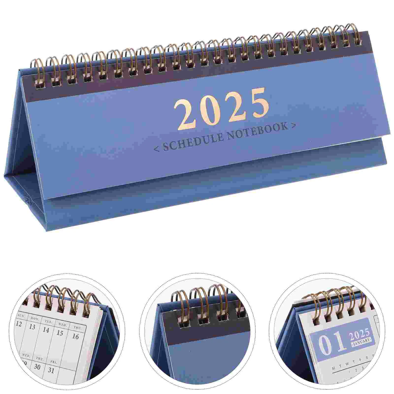 2025 ปฏิทินตั้งโต๊ะ Office ขนาดเล็ก 2024-2025 Advent Planner Mini ปฏิทินตั้งโต๊ะเปิดหน้า