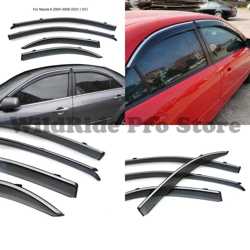 

1 set Universal 2004-2008 Mazda 6 Rain Guard Window Deflector Mazda 6 Thickened Injection Rain Shield