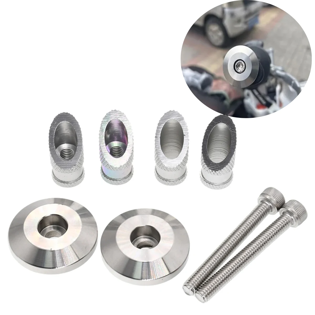 

For KTM EXC Yamaha Honda Kawasaki Suzuki GasGas Motocross Motorcycle M10 Handle Bar Grips End Cap Anti Plug Accessories