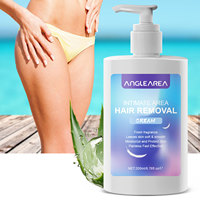 Anglearea Hair Aloe Vera Hair Removal Cream 200ML Private Part Herbaly Painless Hair Remover Cream Whitening Rapid Depilatory