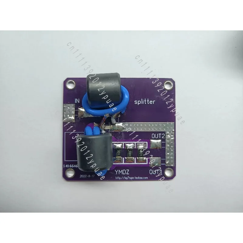 Shortwave RF Power Splitter Combiner, Signal Distribution Synthesizer Kit for Ham Radio Power Amplifier