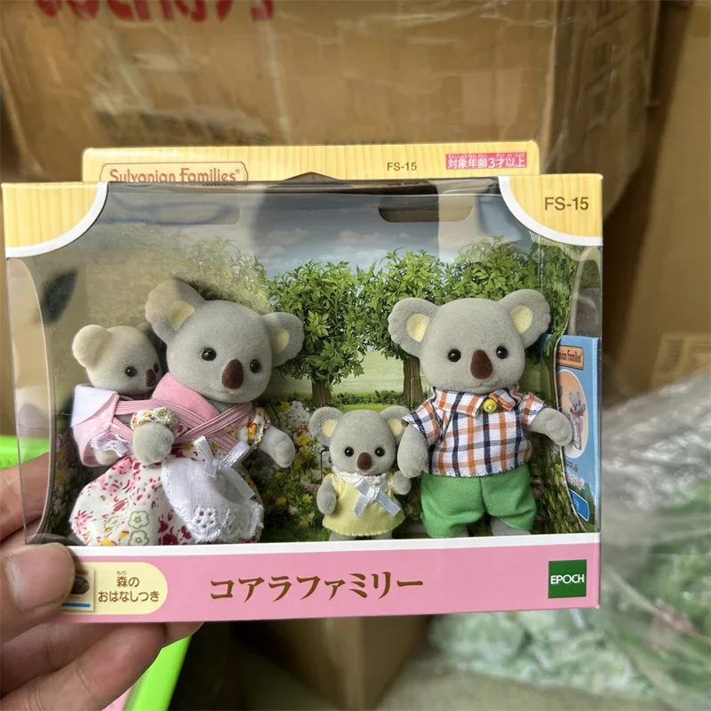 ตุ๊กตาน่ารักรูปสัตว์ของครอบครัวของ Sylvanian ตุ๊กตาอะนิเมะ hiasan kamar เด็กของขวัญวันเกิด