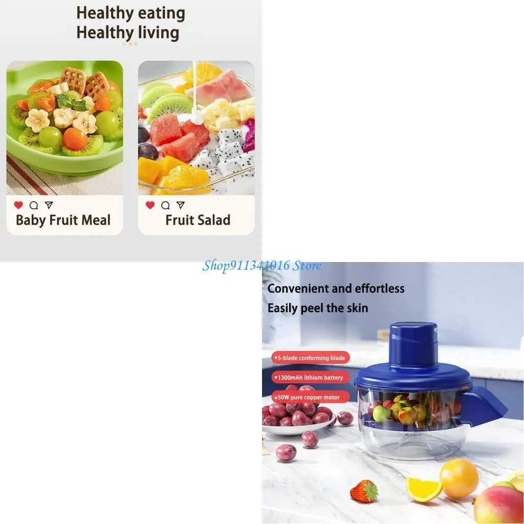 

Электрическая машина для очистки винограда, быстрая автоматическая работа, прочная конструкция из АБС-пластика, простота в для