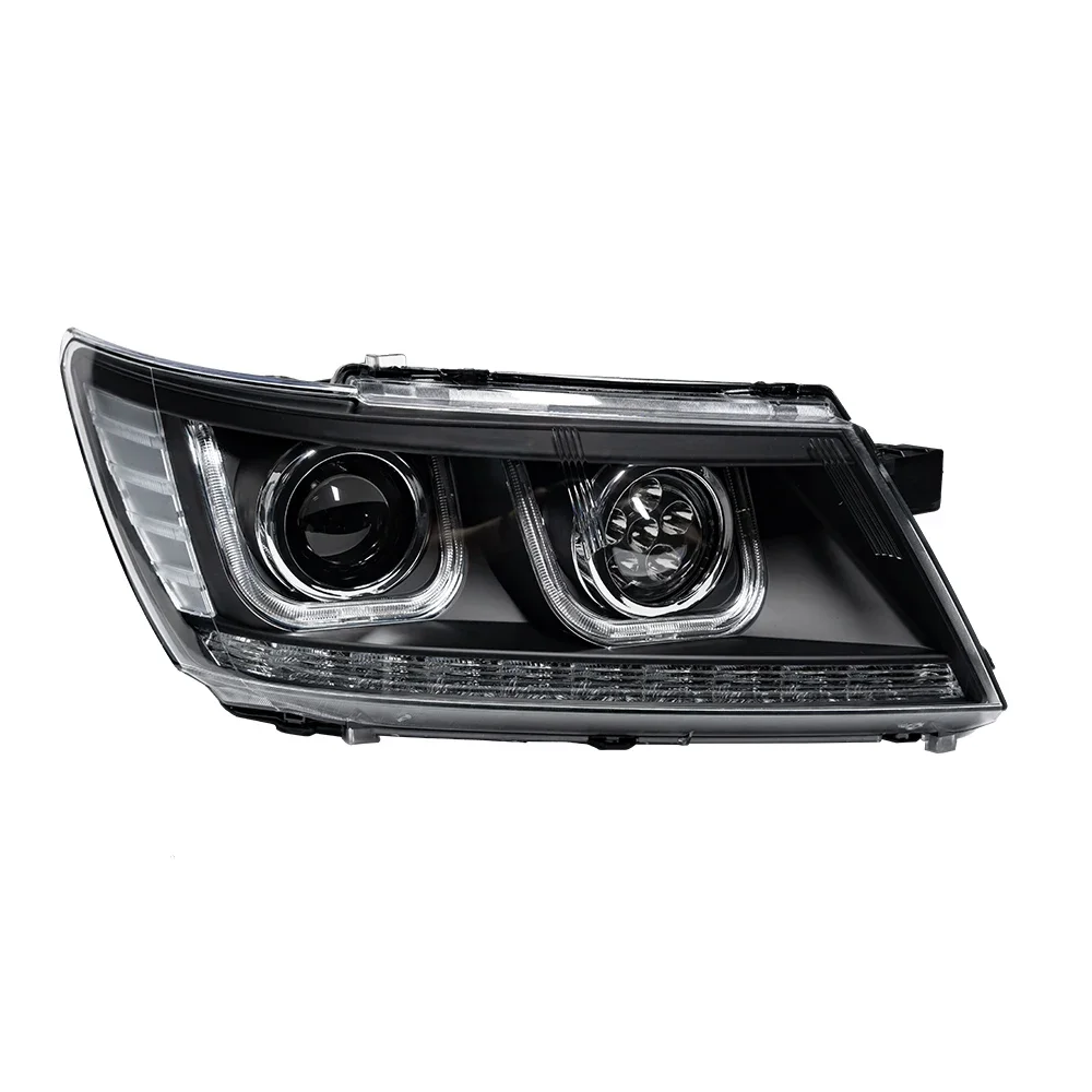 Projector Lens Auto Headlight Assembly For Fiat Freemont 2012-2014 LED Car Front Lamps Quality Bulb Accessories