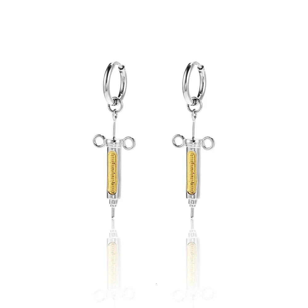 الفيلم الإنجليزية المريض موضوع القرط مجوهرات خمر حقنة شكل المينا سبائك معدنية تأثيري الدعائم اكسسوارات #4