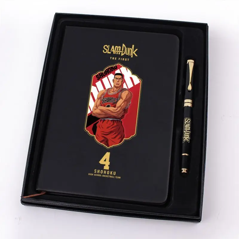 Slam Dunk souvenir anime peripheral Sakuragi Hanamichi Rukawa Kaede notepad gift box notebook pen learning stationery set gift