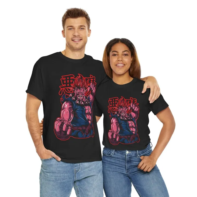 Street Fighter Akuma Shirt, Video game, Anime Clothing