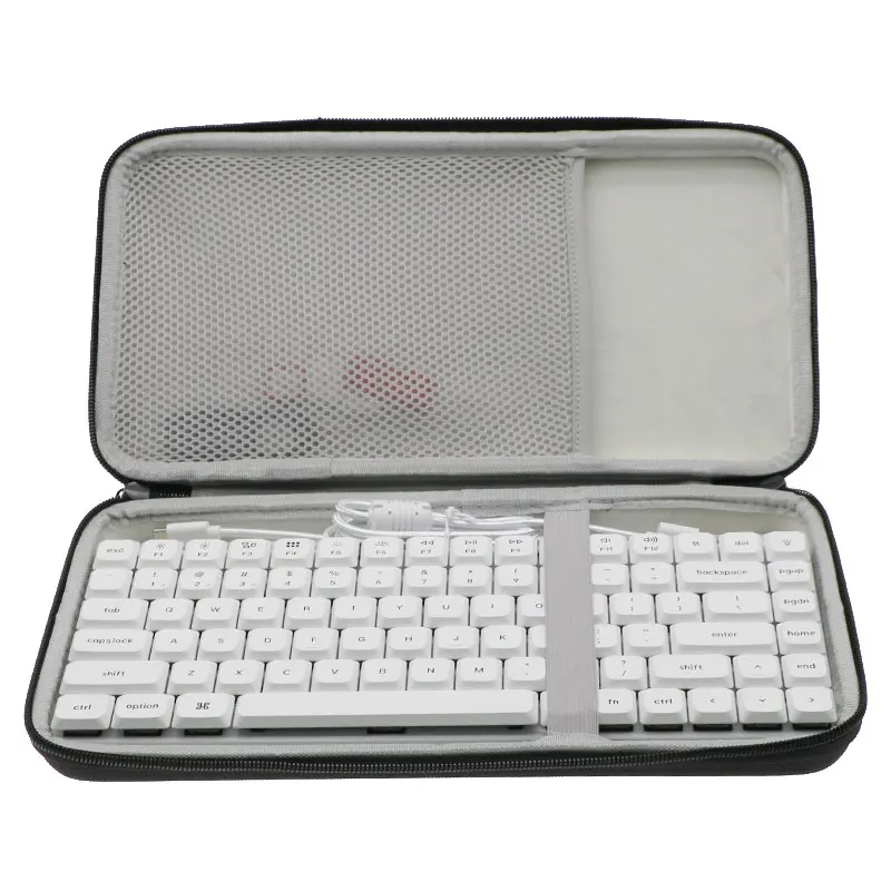 For KeychronK3 Pro mechanical keyboard storage bag keyboard protection box portable EVA hard box travel handbag