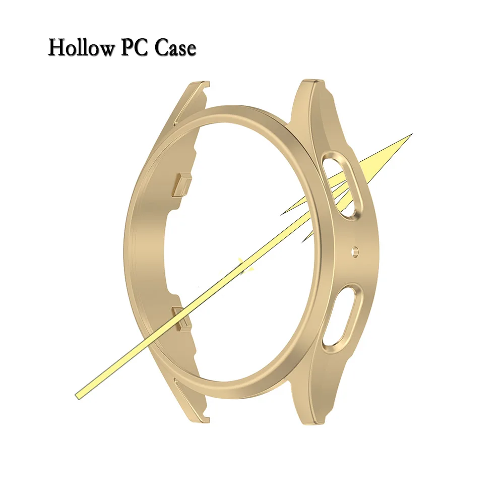 Funda hueca para reloj Samsung, cubierta protectora de PC duradera, soporte de carga con carcasa de reloj, accesorios de reloj, 7, 40mm, 44mm