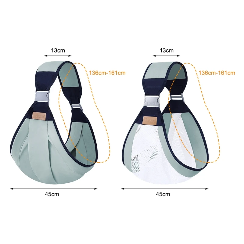 0-36 Months Baby Carrier Wrap Multifunctional Child Carrier Ring Sling for Toddler Adjustable Easy Carrying Artifact Ergonomic