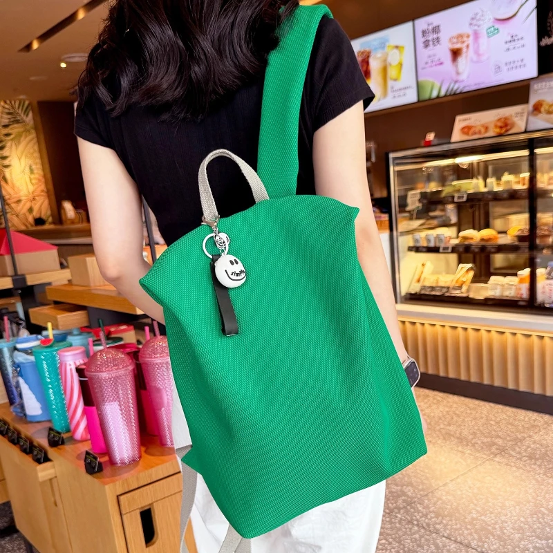 

Mesh Hollow Out Women Backpack Large Capacity Light Weight Computer Ita Bag Pack High-end Luxury Backpack Mochila Mujer