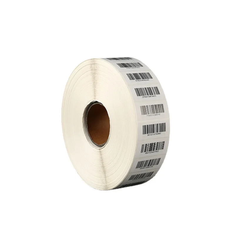 Customizable Variable QR Code Barcode Label Stickers Supermarket Products Serial Number Adhesive Labels
