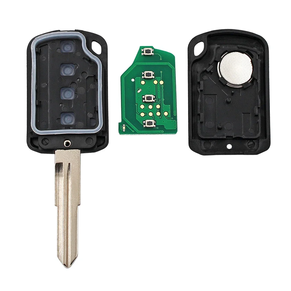 2 Button Remote Key Fob 434MHz ID47 Chip for Mitsubishi Eclipse Cross GK1W/2W/9W 2017 2018 2019 2020 P/N 6370C134 FCC: J166E