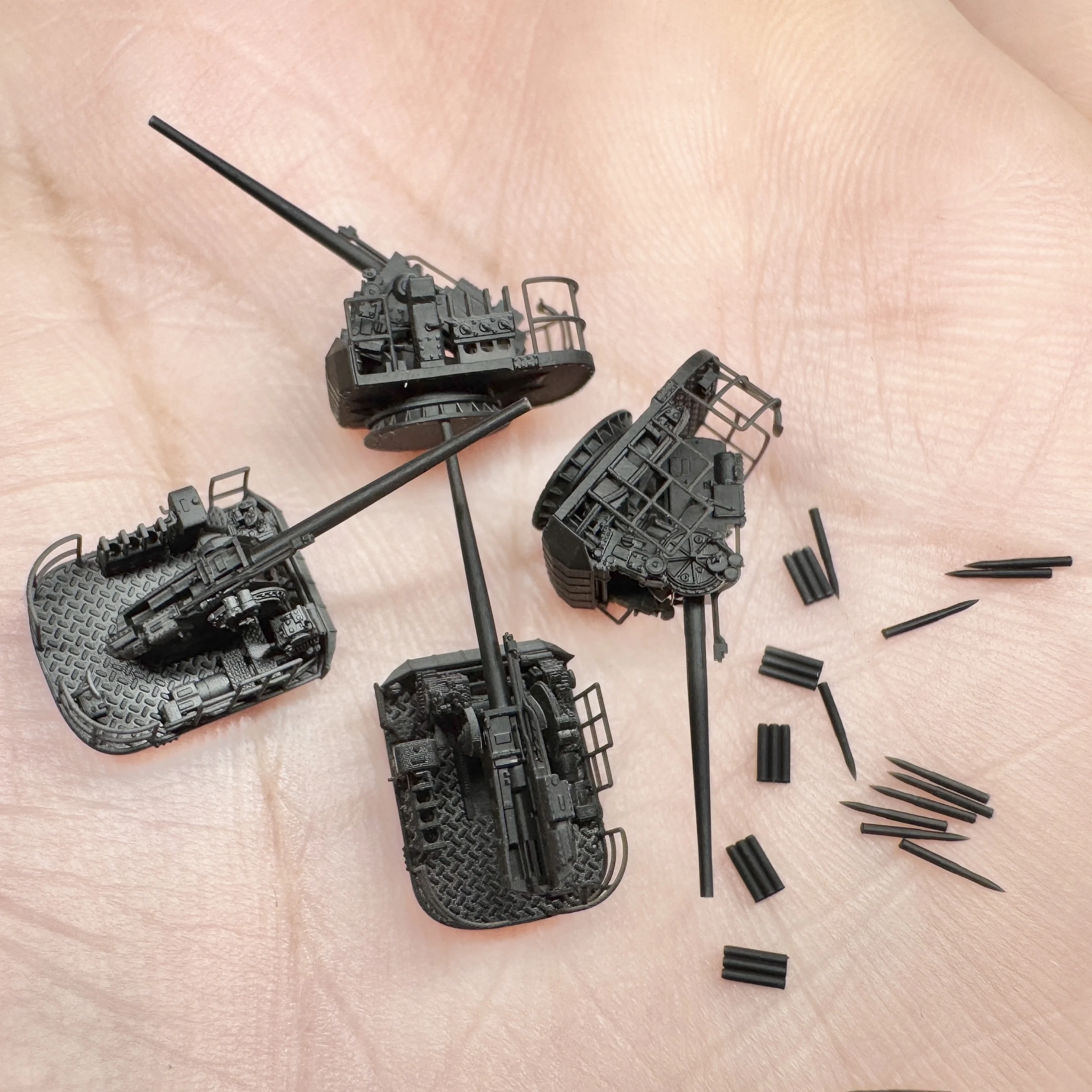 

MUYI MODEL STUDIO 3D-print kit 1/350 M350019 USN 5IN /38 MK12 SINGLE MOUNT GUN