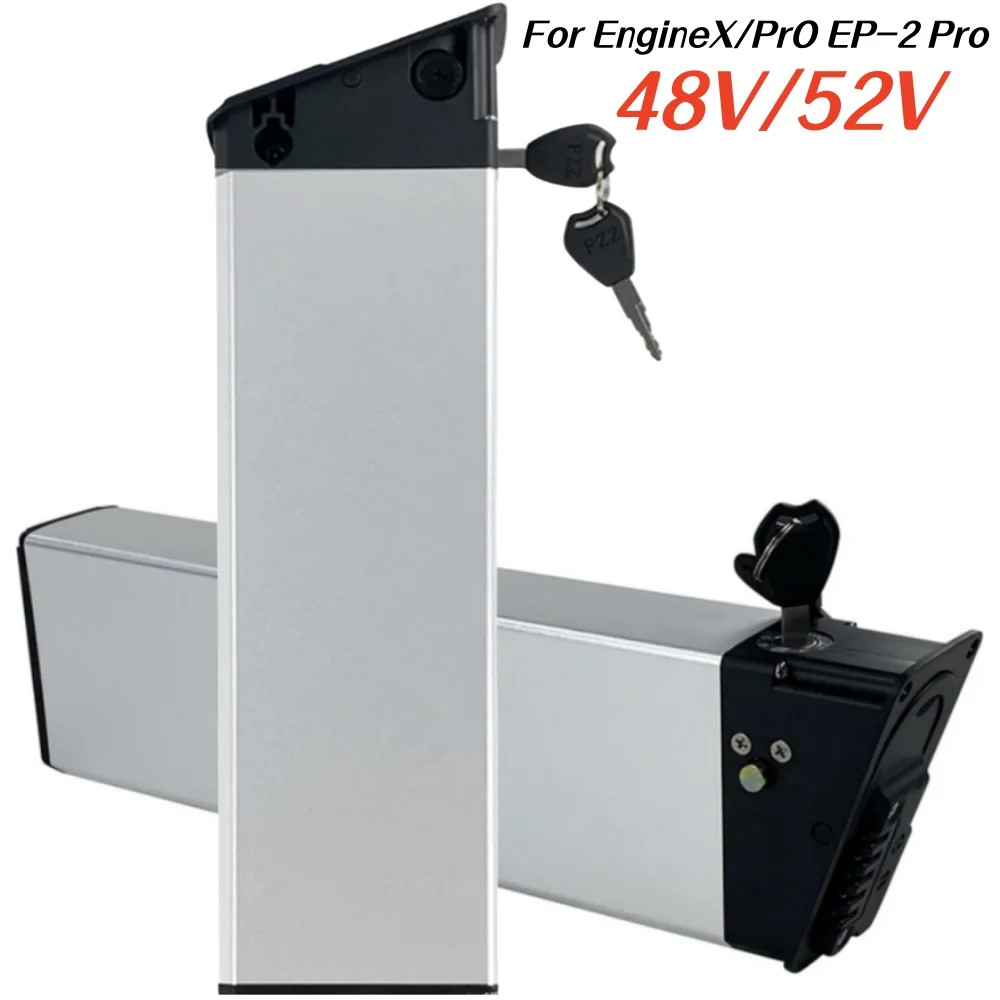 

Foldable 48V/52V Lithium Battery Pack 10Ah/13Ah/15Ah/17Ah for MATE X BURCHDA R5 Pro 800w Bike Motor Compatible.