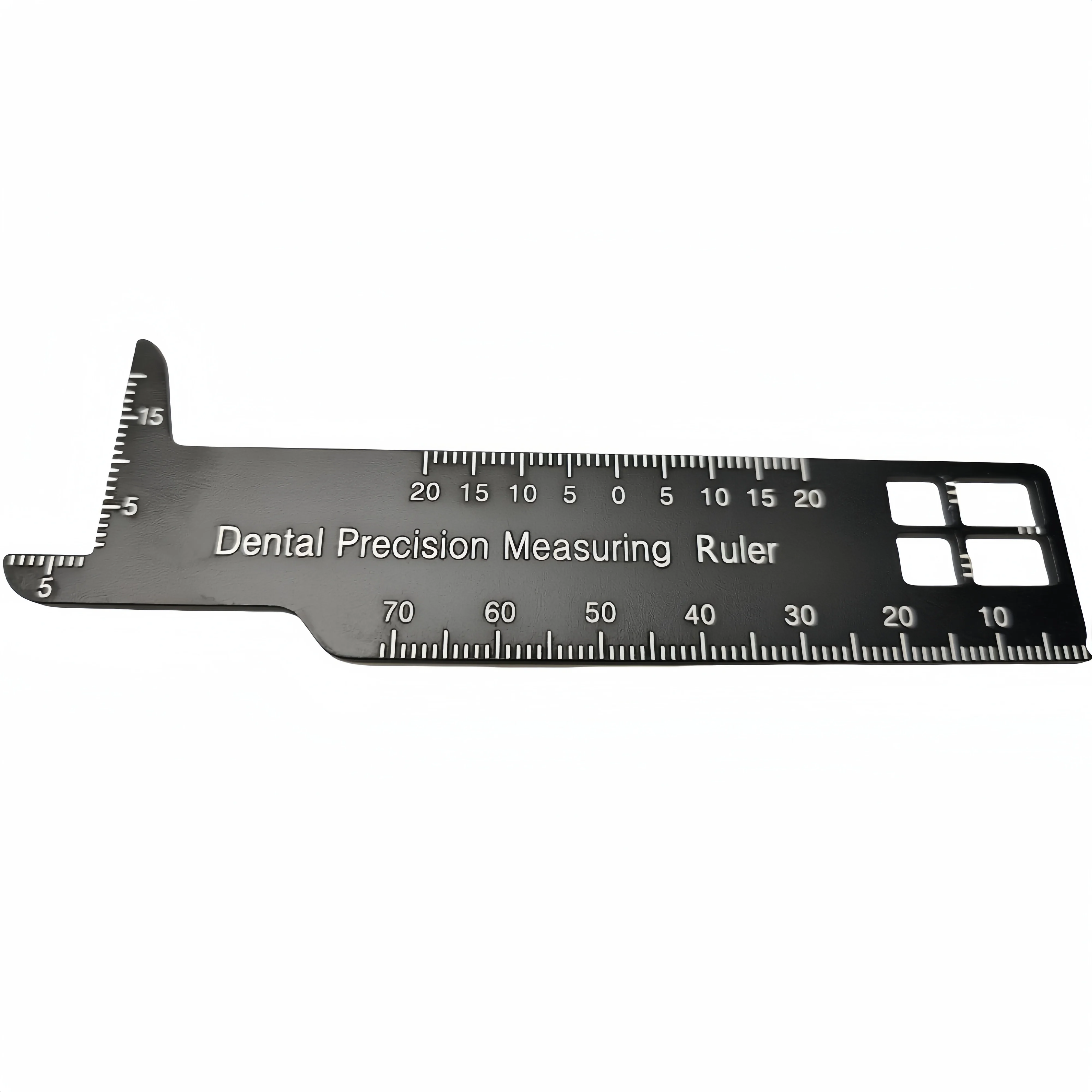 JUMTOP 1 قطعة مسطرة قياس دقيقة للأسنان أدوات طب الأسنان مقياس أدوات طبيب الأسنان للتصوير الفوتوغرافي #6