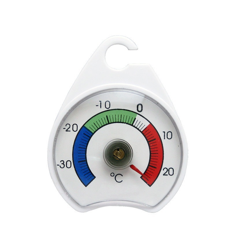  Fridge Thermometer -30°C to 20°C Refrigerator Freezer Temperature Gauge with Hook 