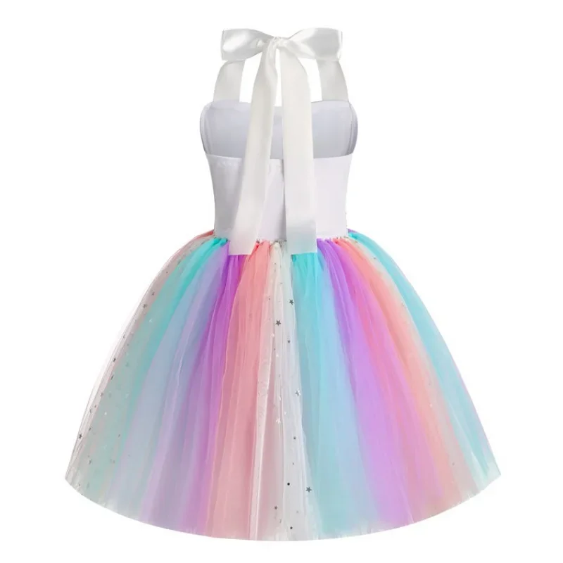 Purim Cos-Robe tutu au genou pour filles, costume de princesse Lolita pour enfants, fête d'anniversaire, Halloween, Noël, scène de Rhpour enfants, Nairobi Orn