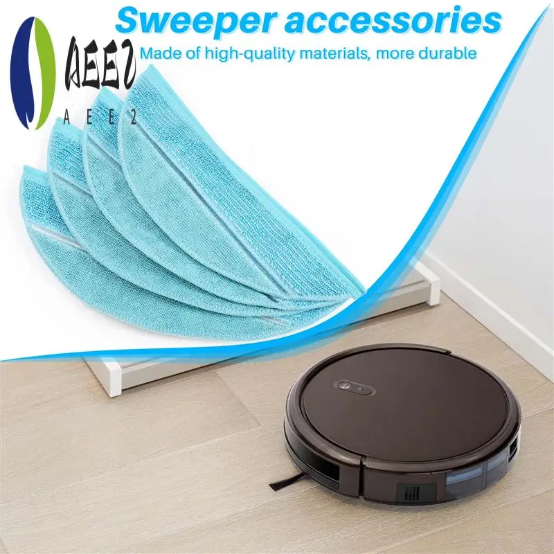 

AEE2-4Pcs Mop Cloths For Cecotec Conga Ultra 2290 Accessories Robotic Vacuum Cleaner Parts