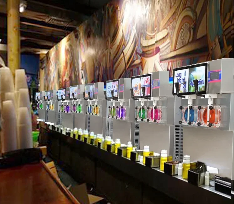 

Italian Commercial Margarita Frozen Slushy Slushee Ice Cream Cocktail Margarita Milkshake Slush Daiquiri Shop Machine