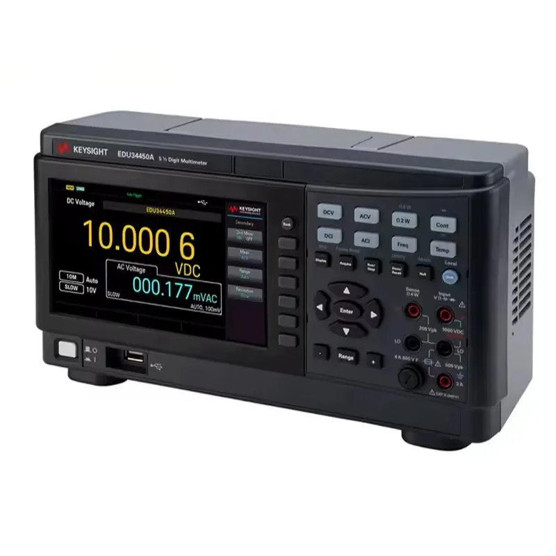 Keysight Benchtop digital multimeter with 0.015% accuracy, 110 readings/sec EDU34450A digital multimeter