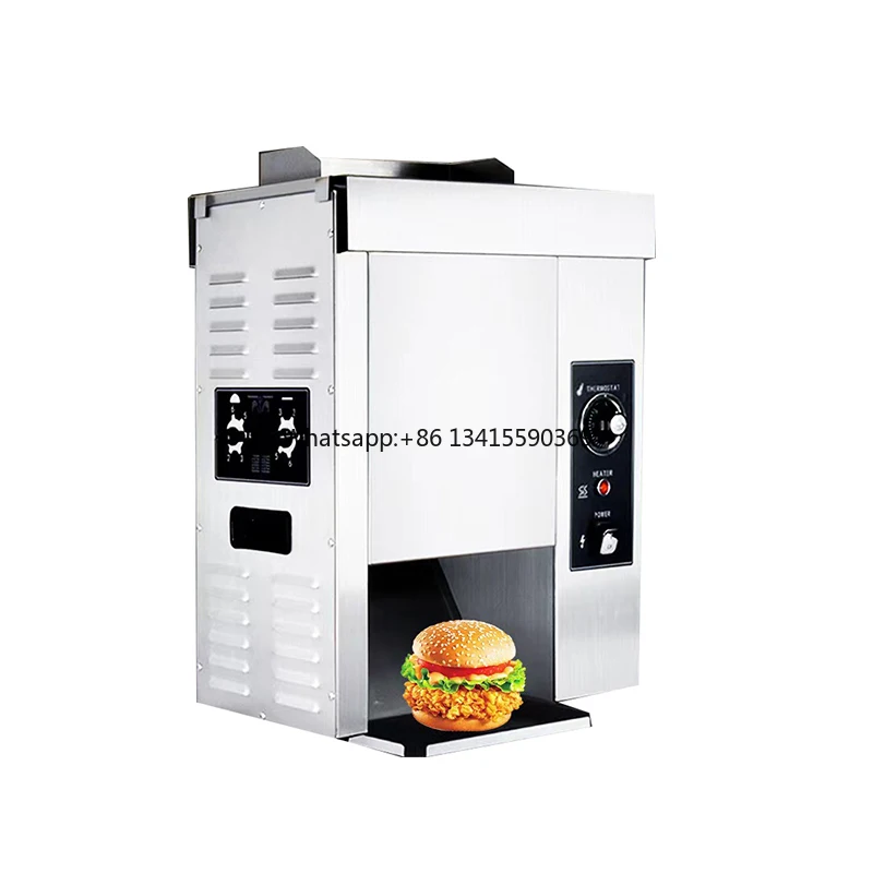 

Commercial Small Double Hamburger Restaurant Equipment Heating Machine Hamburger Stove Automatic Toaster