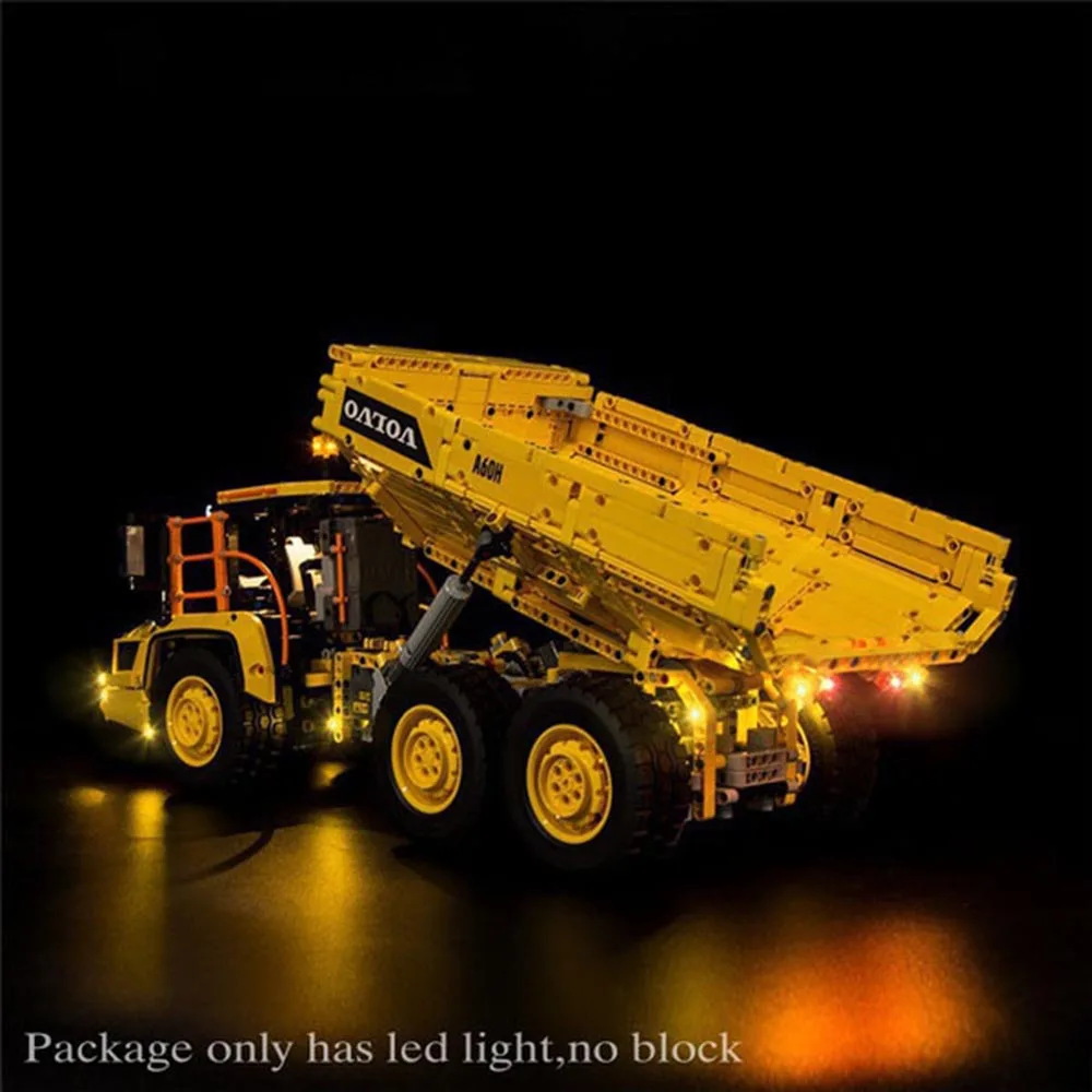 USB Light Kit for LEGO Technic Articulated Hauler 42114  Building Set Blocks Model(NOT LEGO MODEL)