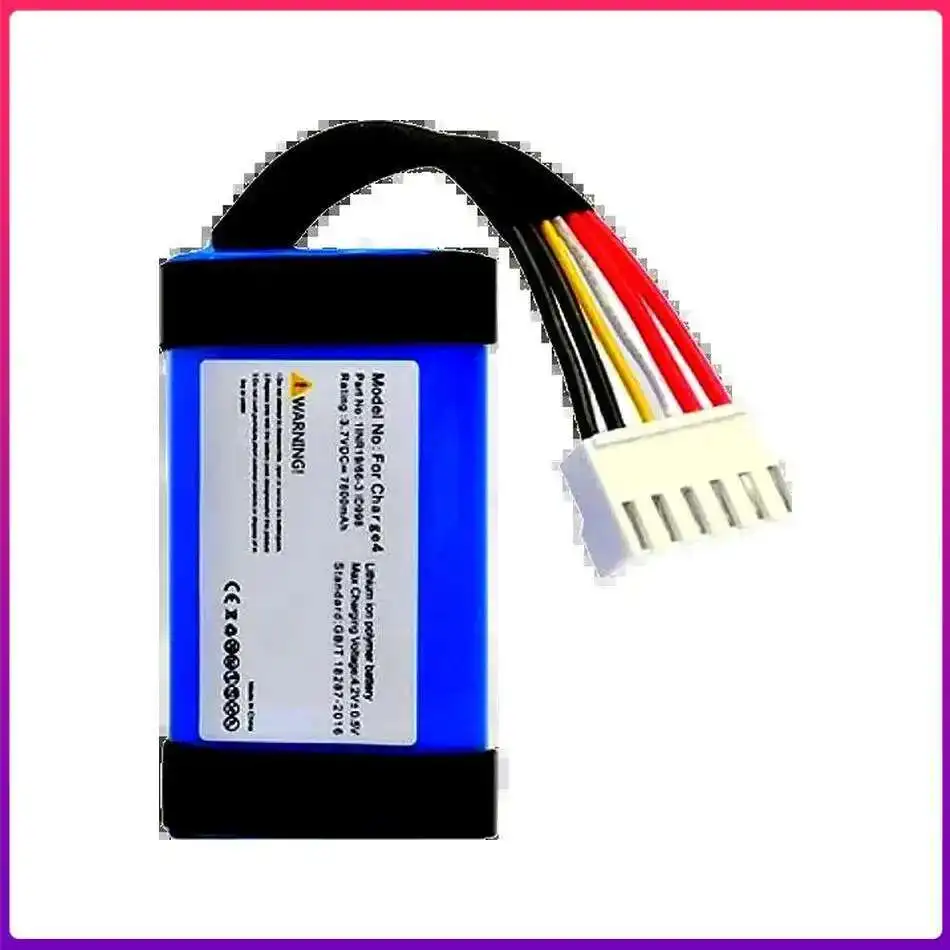 Para jbl charge 4 charge4 bateria de alto-falante bluetooth segura 7800mah