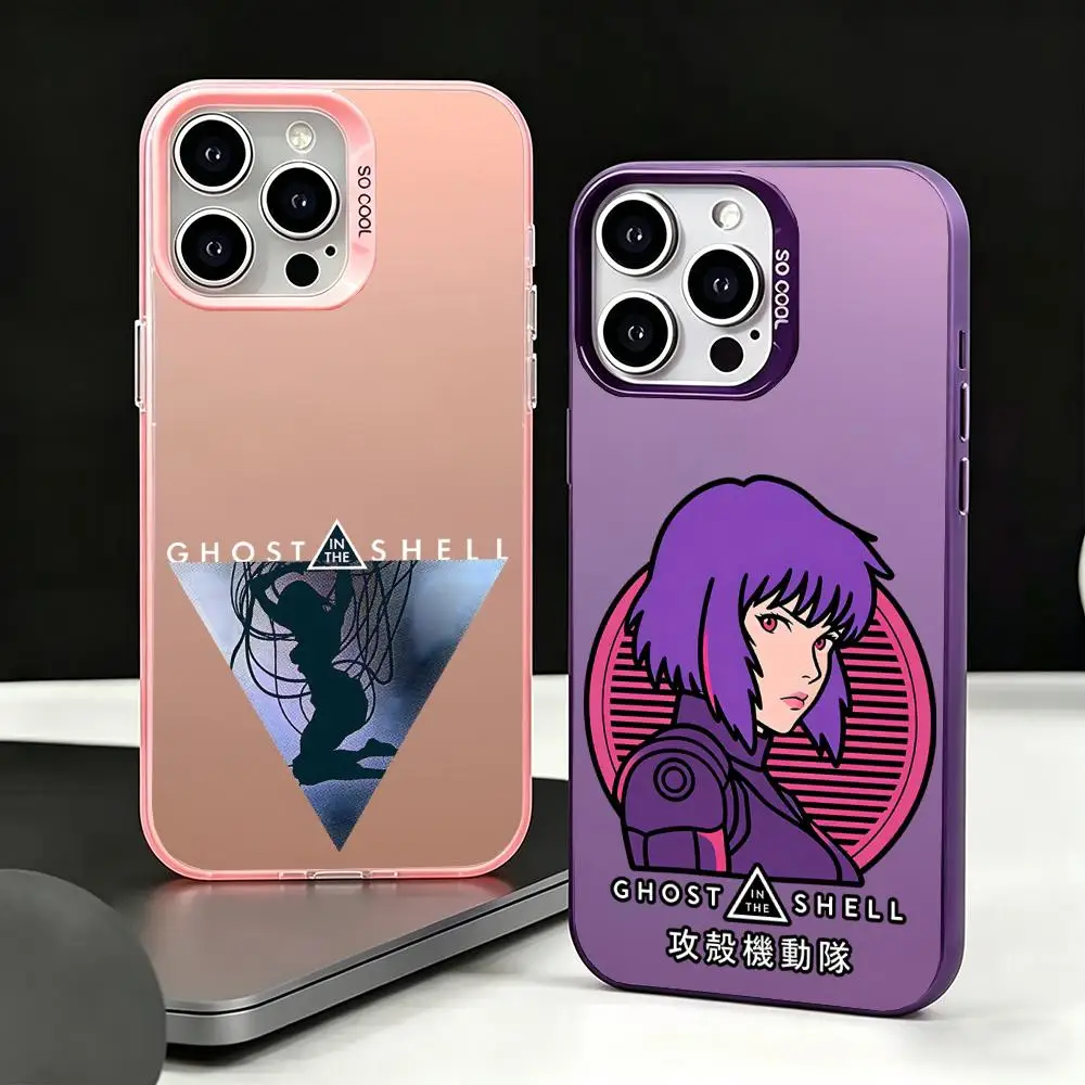 Funda Para Teléfono A-Ghost In The Shell, Color Plateado, Tpu, Antigolpes, Suave, Para Iphone 16 15 14 13 12 11 Xs Xr 7 — -82%, $5.57 Coupon, from $1.22 – 82% descuento – €1.22