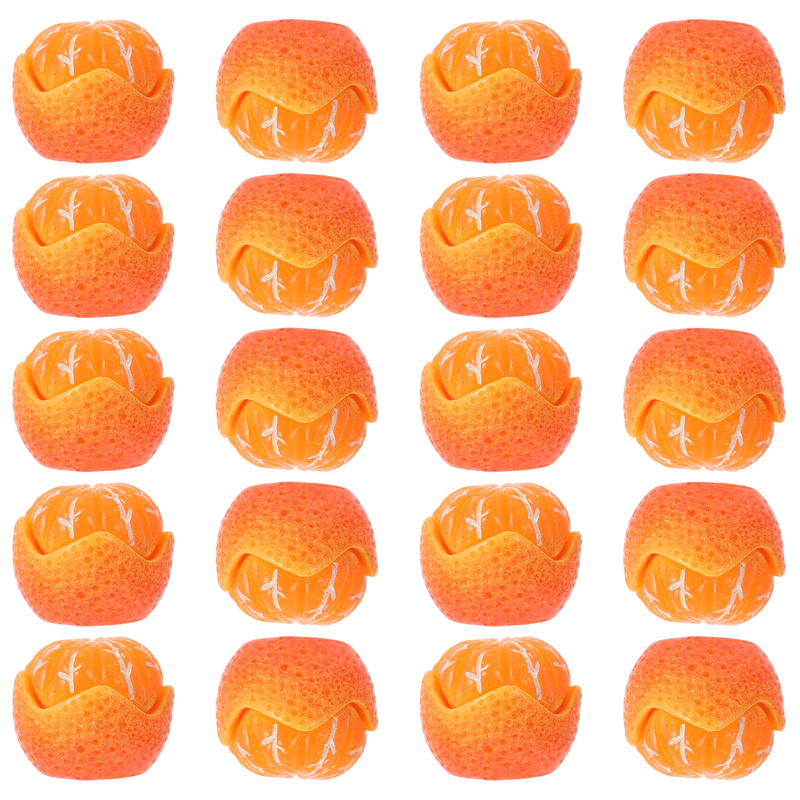 

20pcs Simulated Fruit Resin Decor Orange Slices Earring Accessories DIY Craft Projects Headdress Materials Jewelry Parts Phone