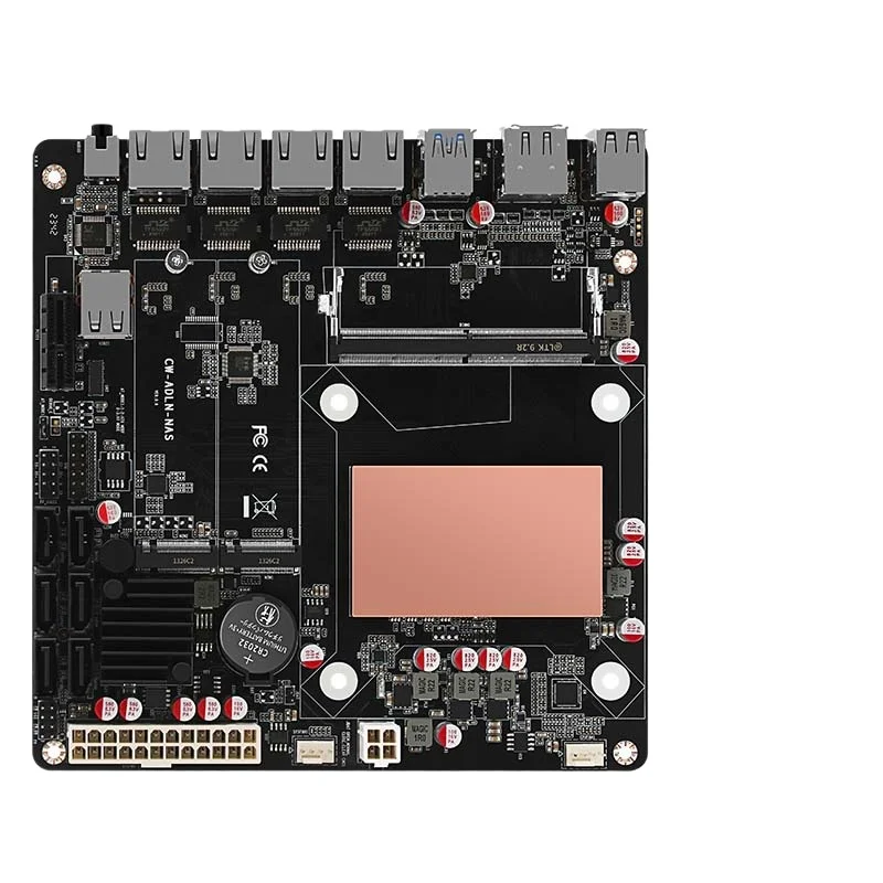 Changwang Microcontroller N95/N100/N200/i3-N305 six-disk NAS demon board/4-network 2.5G/6 SATA3.
