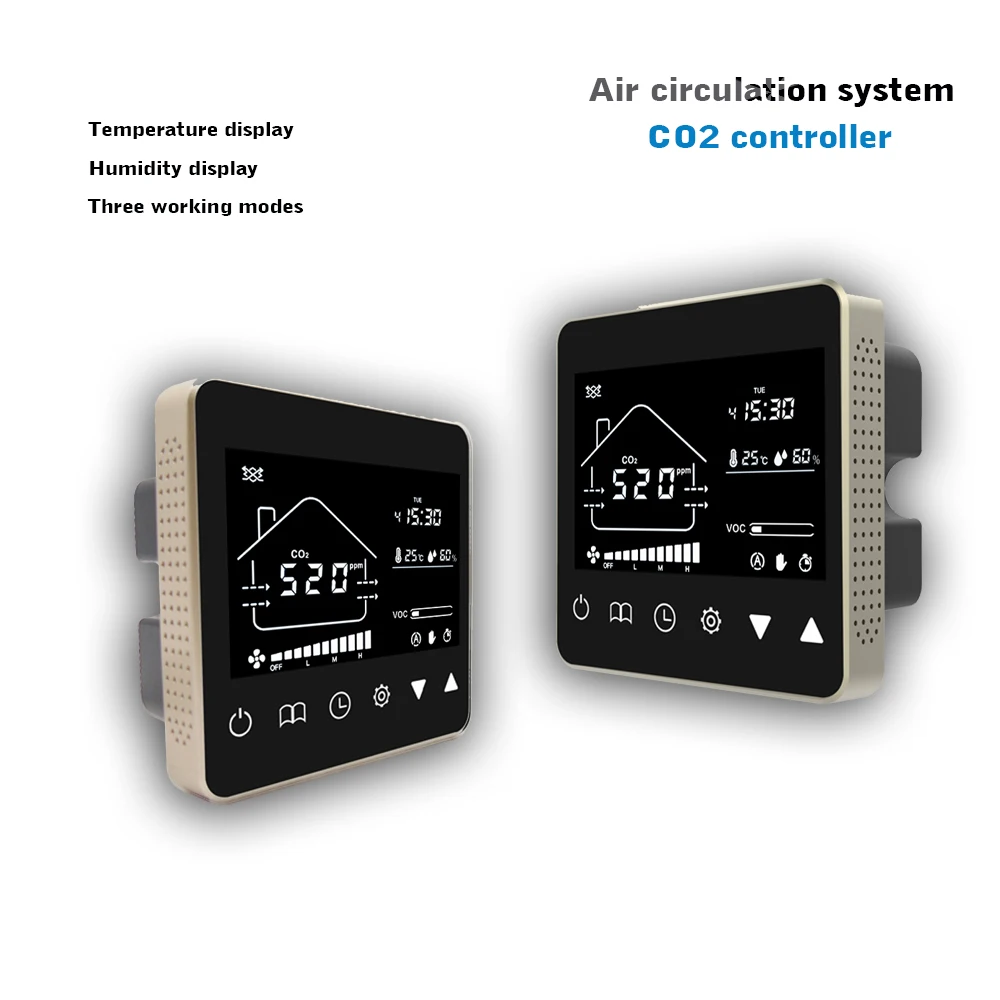 CO2 Sensor Air Quality controller for indoor Ventilation System to improve air quality