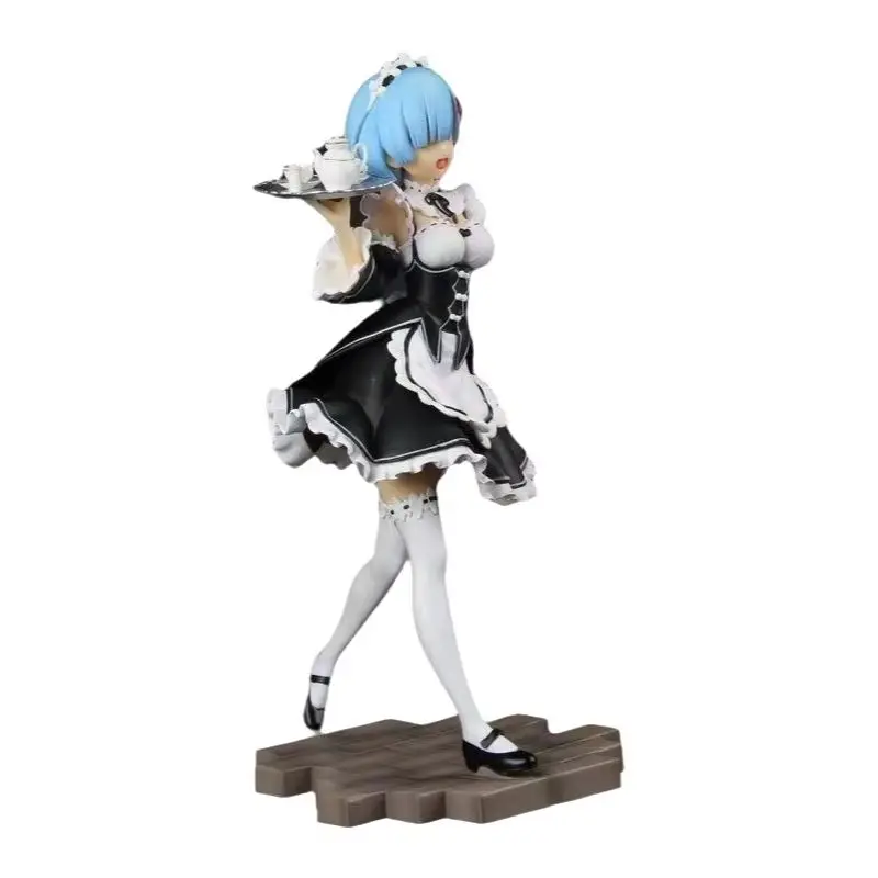 Anime PVC Figure - Re:Life in a Different World from Zero Series Rem & Ram Cute Girl Maid Decorative Collectible Toy for Fans view 3
