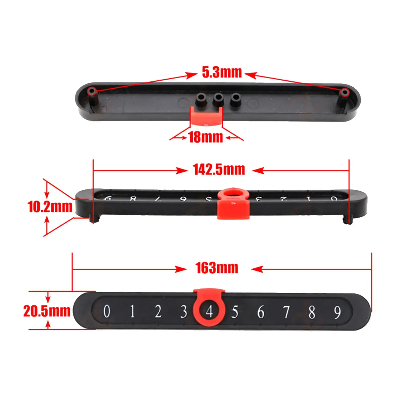 

2x Foosball Score Counters Indicator 10 Numbers Foosball Table Scoreboard