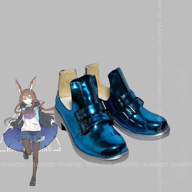 Arknights Amiya Anime Characters Shoe Cosplay Shoes Boots Party Costume Prop