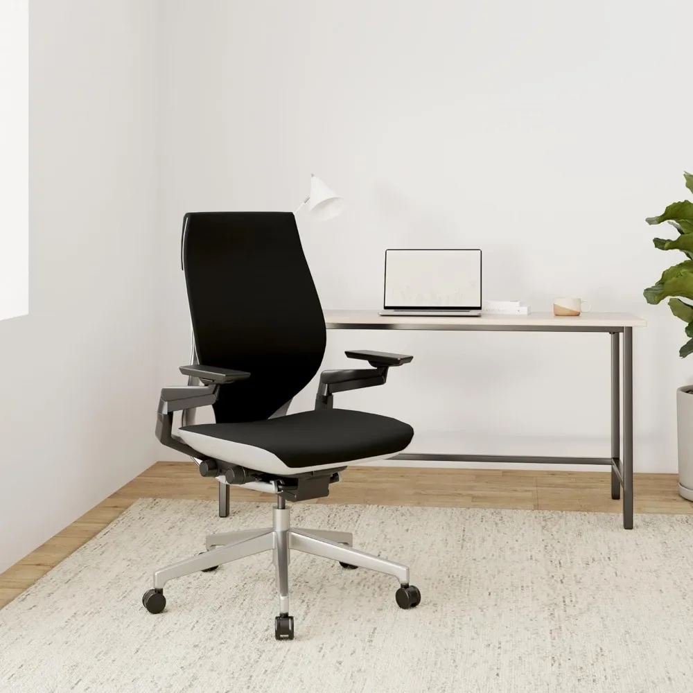 Gesture Office Chair - Ergonomic Work Chair with Wheels for Carpet - Comfortable Office Chair - Intuitive-to-Adjust Chairs