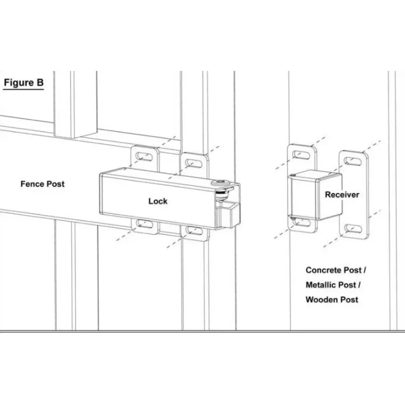 DC12V/24V Smart Electric Lock for Automatic Swing Gate Opener Security Spring Bounce Door Bolt Latch Locks