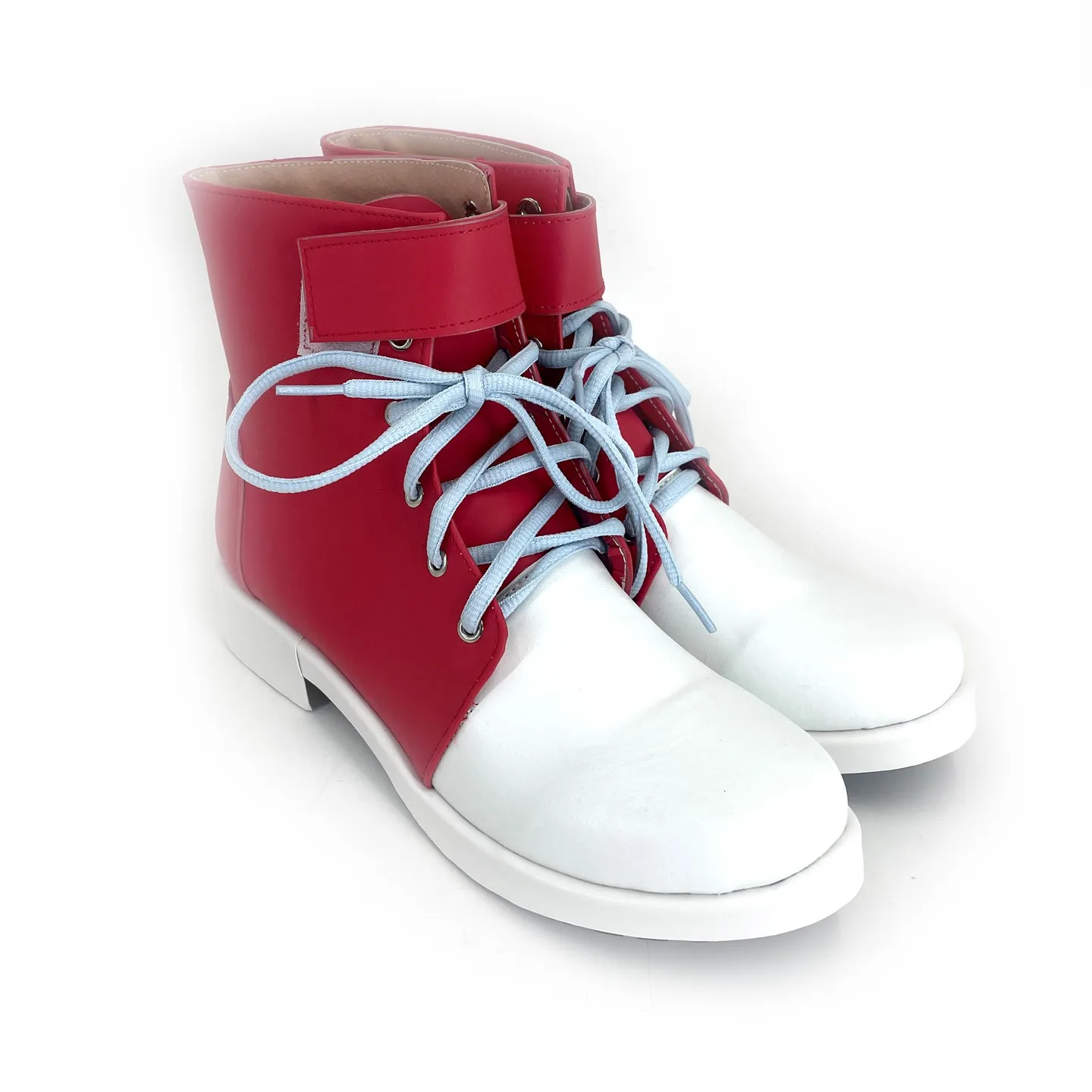 Ghiaccio تأثيري أحذية أنيمي جوجو تأثيري الدعائم اكسسوارات الأحمر بولي أحذية أحذية من الجلد هالوين كرنفال الأحذية مخصص #3