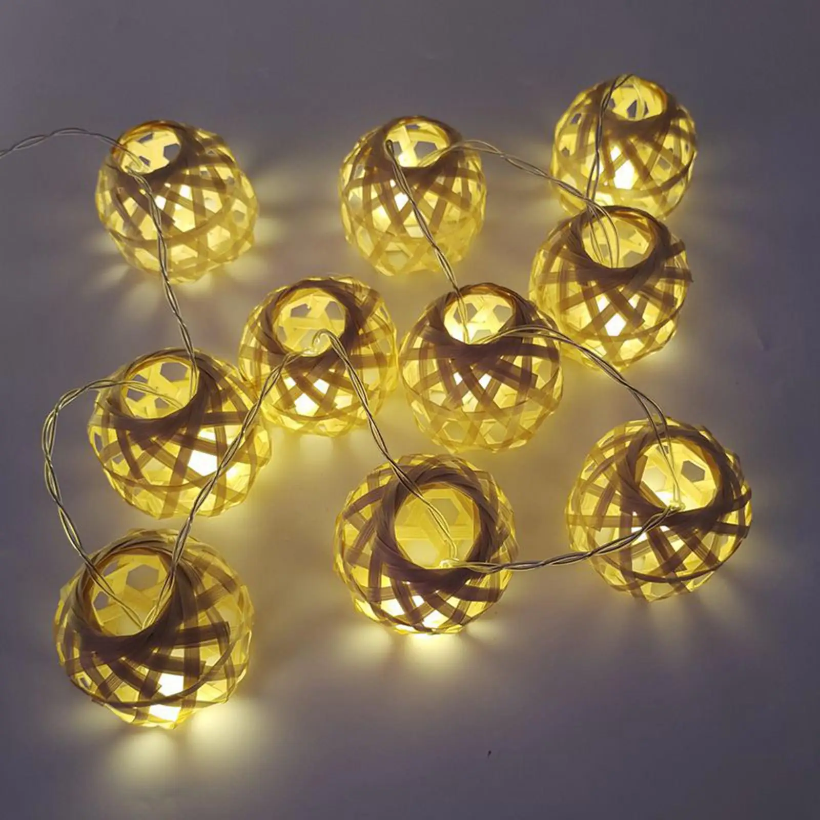 

5Pcs Handwoven Lampshade Rustic Pendant Light Cover Dustproof Chandelier Cover for Office Hotel Cafe Bar Teahouse Dining Room