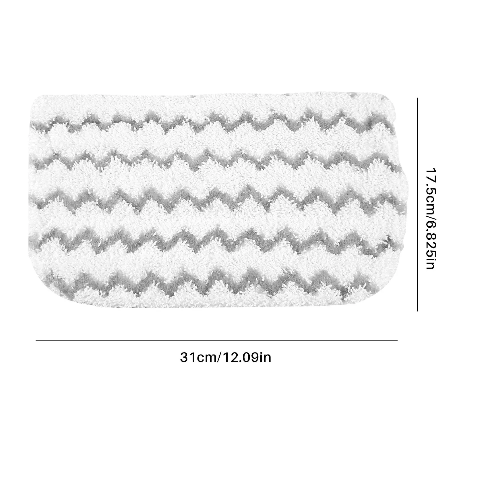 ABBK-2 Pack Steam Mop Ersatzpads für Shark Steam Mop S1000 S1000A S1000C S1000WM S1001C Staubsauger