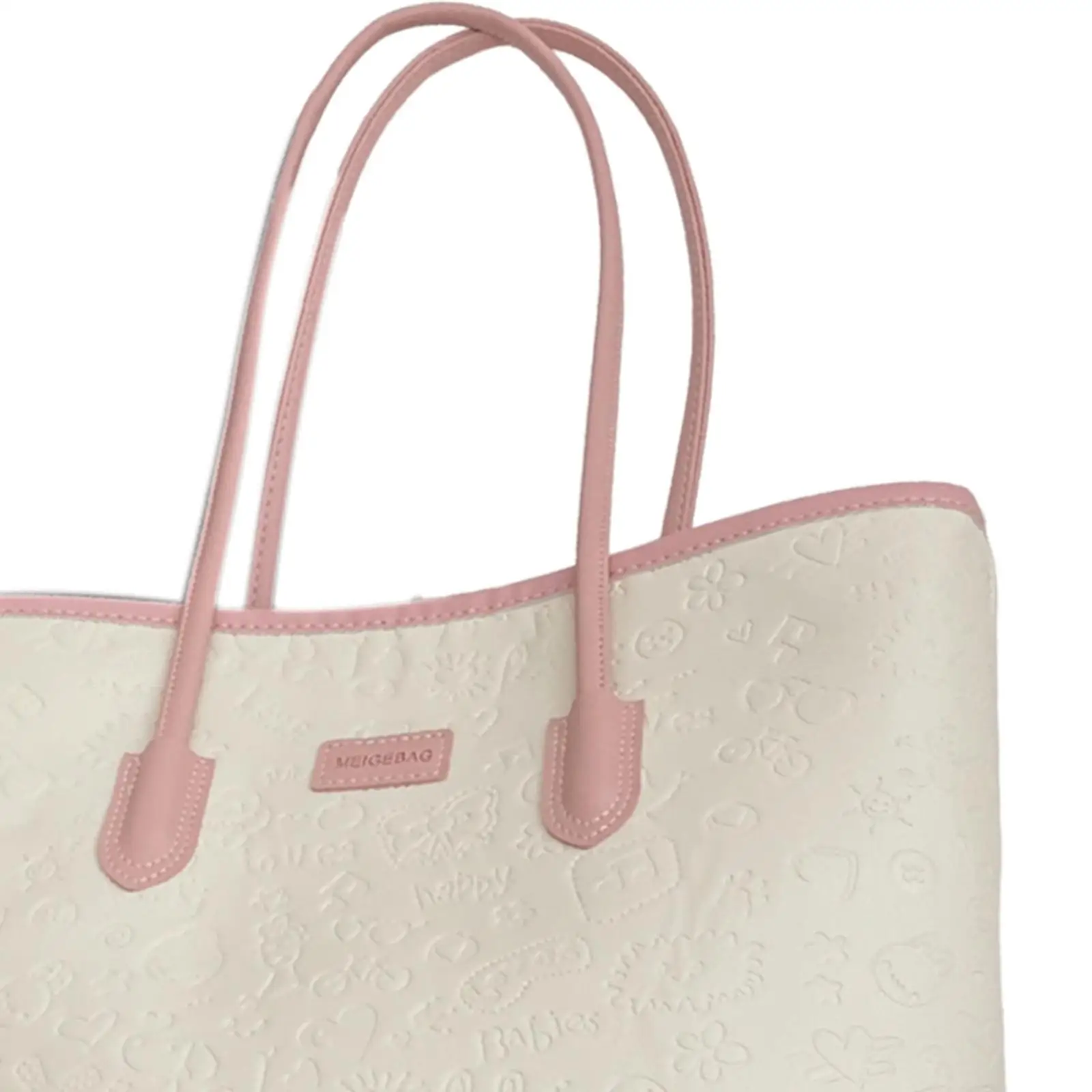 Women Tote Bag PU Leather Fashion Purse Handbag for Dating Working Outdoor image 5