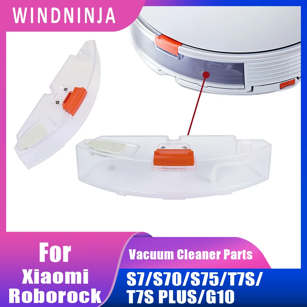 خزان المياه ل Xiaomi Roborock S7 S70 S75 T7S T7S PLUS G10 جهاز آلي لتنظيف الأتربة استبدال صندوق المياه الذي يتم التحكم فيه كهربائيًا