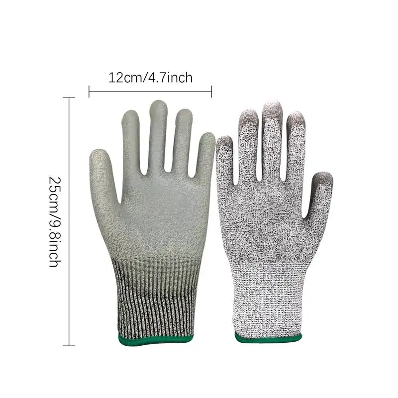 Anti-cut Gloves 1 Pair Elastic Butcher Gloves With Level 5 Protection Work Safety Gloves For Oyster Shucking Mandolin Slicing