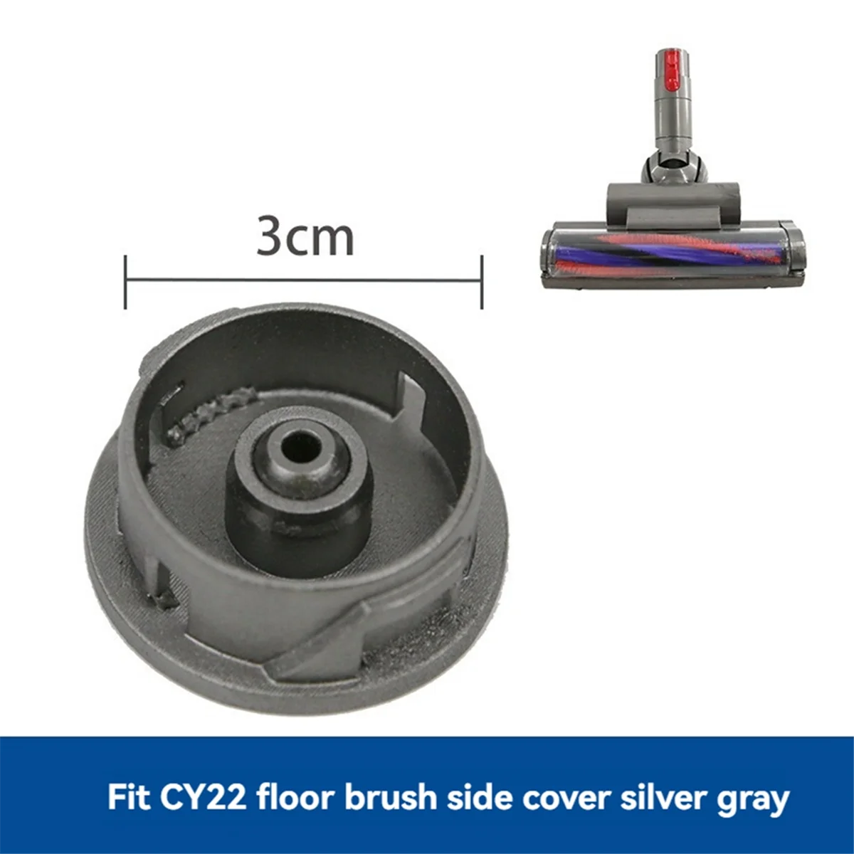 เปลี่ยนฝาท้ายแปรงลูกกลิ้งสําหรับชิ้นส่วนเครื่องดูดฝุ่น Dyson DC26 CY22—A19G