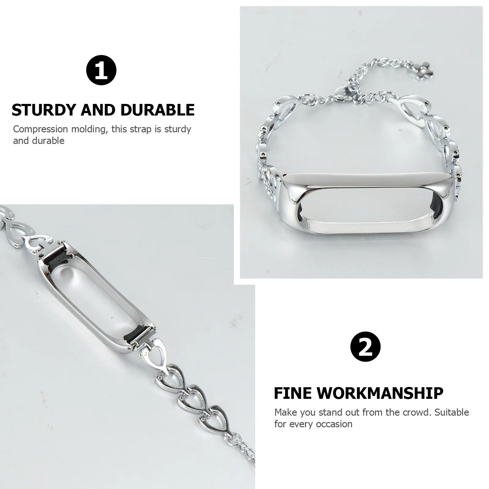 

Металлический ремешок для часов в форме сердца из цинкового сплава, повседневный роскошный ремешок, совместимый с умными часами, для мужчин и женщин, быстросъемный ремешок