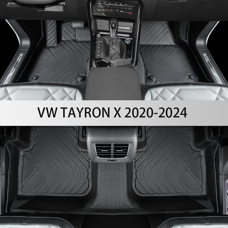 TPE Custom Car Floor Mats For VW TAYRON X 2020 2021 2022 2023 2024 Waterproof Carpet Auto Interior Accessories