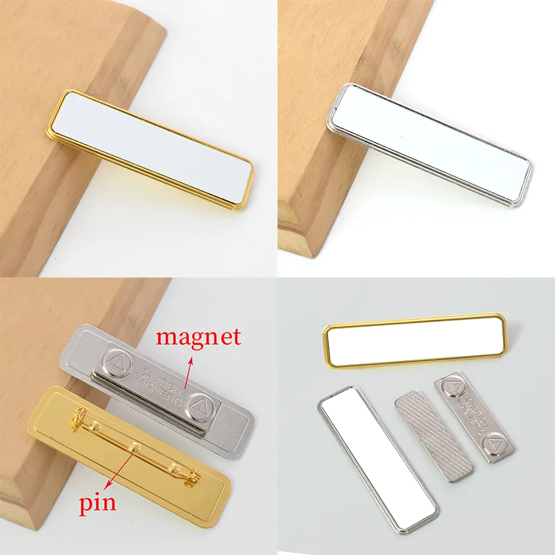 BC Custom 7*2cm Custom Magnetic Lapel Pin Badge, DIY Insignia brooch, Wholesale Metal Promotional Small Gifts