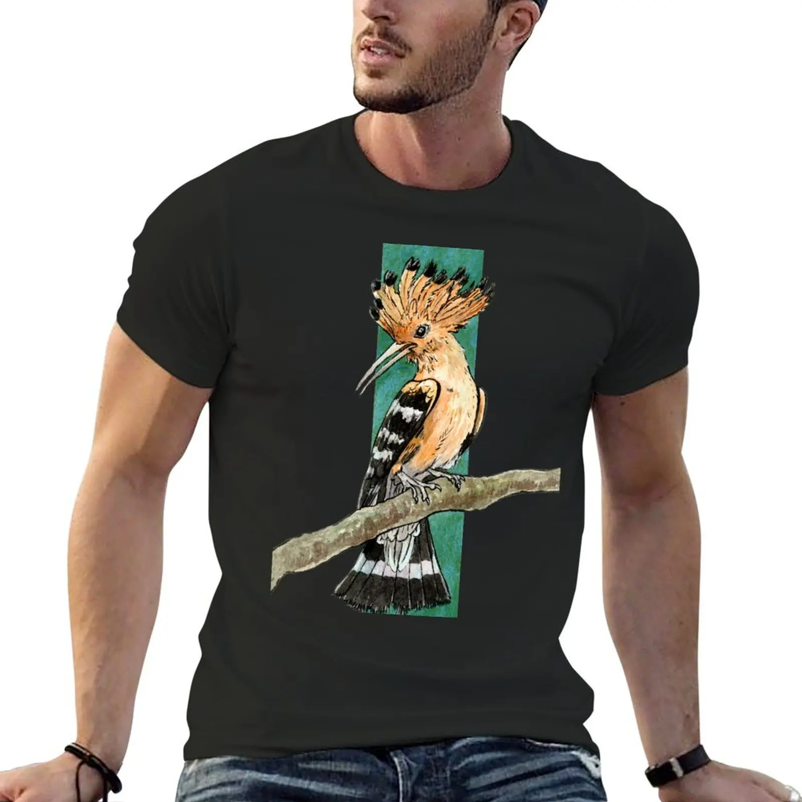 Hoopoe Bird T-Shirt custom t shirt anime t shirts men graphic t shirts