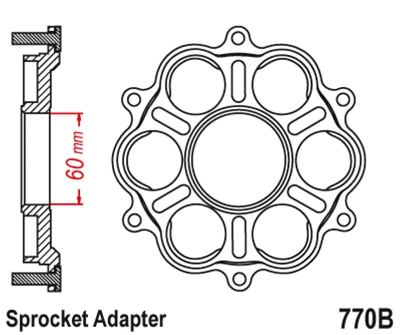 Rear Sprocket Carriers For Ducati 1103 Panigale V4 V4s 1103 Streetfighter V4 1199 1299 Panigale S R 1200 1200S 1200R Monster